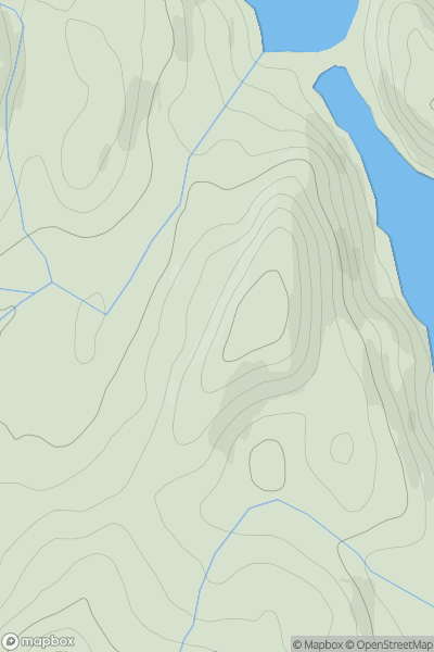 Thumbnail image for Barr Hill [Knapdale and Kintyre] showing contour plot for surrounding peak